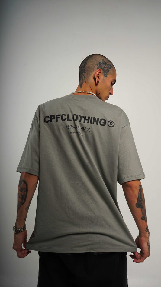 Camiseta Oversized CPF Clothing - Gris