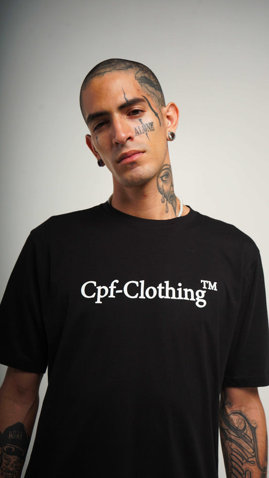 Camiseta Fit Regular CPF TM - Negra
