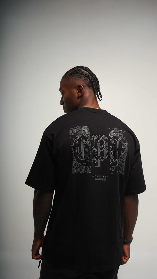 Camiseta Oversized CPF Gris - Negra